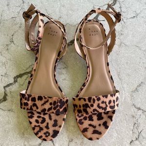 Leopard heels